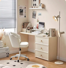 Resourceful 白色三斗櫃書桌-4