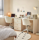 Resourceful 白色三斗櫃書桌-5