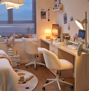 Resourceful 白色三斗櫃書桌-6