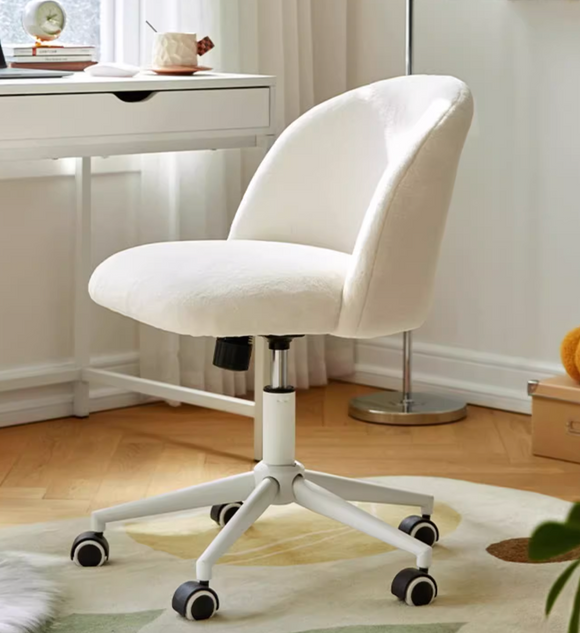 Resourceful 白色三斗櫃書桌