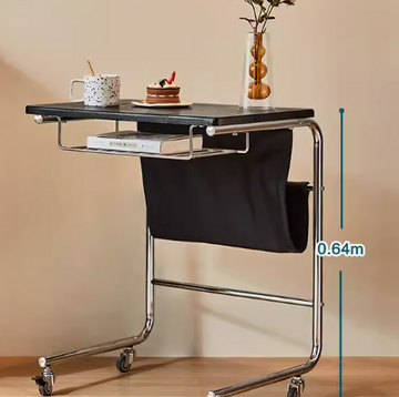 Easty 復古窄小可移動床邊桌 - 0