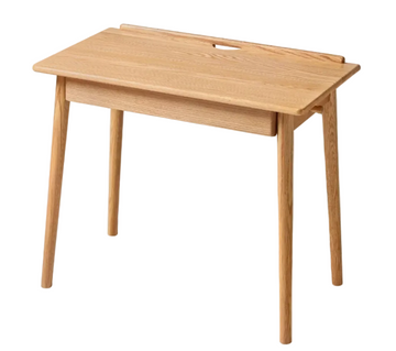 LL016 Resolve Oak Desk with One Drawer