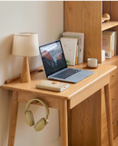 Resolve 橡木單抽書桌-4