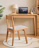 Resolve 橡木單抽書桌-8