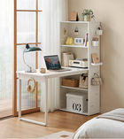 White computer desk