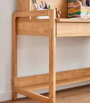 Vibe 原木色紅橡木雙抽書桌-5