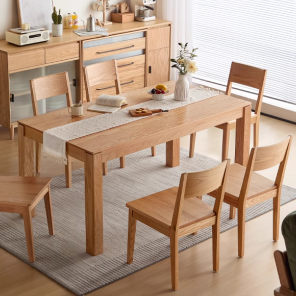 Union 簡約橡木靠背椅子