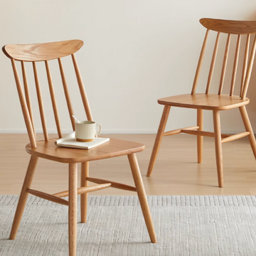 Union 簡約橡木靠背椅子