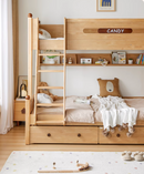 UniKak兒童高低床+書架+抽屜-2