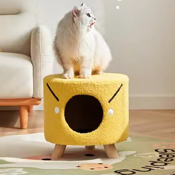 Neatly現代簡約貓窩凳子(粉紅色)