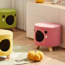 Neatly現代簡約貓窩凳子(粉紅色)-1