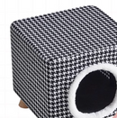 Utilit實木腳貓窩矮凳-2