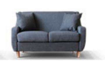 Buy dark-gray LF024 Kehto Two-Seater Fabric Sofa