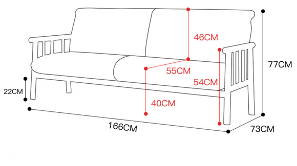 Halla 實木簡約梳化