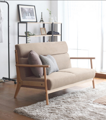 Buy 卡其色 LF033 Saari Scandinavian Style Fabric Sofa