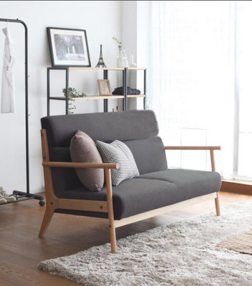 Buy 深灰色 LF033 Saari Scandinavian Style Fabric Sofa