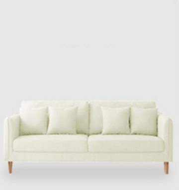 Buy 白色 LF015 Laine Minimalist Japanese Fabric Sofa