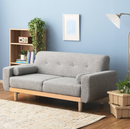 Aurora 北歐小戶型實木布藝梳化-2