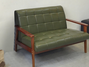 Buy 綠色 LF113 Laatu Japanese Retro Leather Sofa