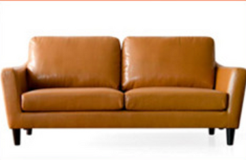 Buy 淺啡色 LF109 Komea Japanese Style Minimalist Faux Leather Sofa