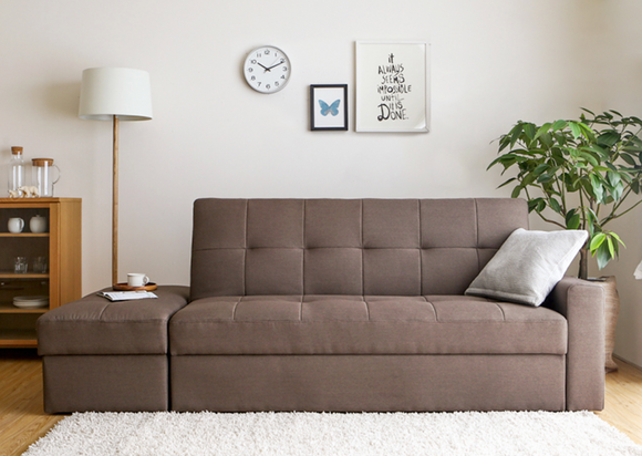 Tyyli 日式儲物梳化床連腳踏