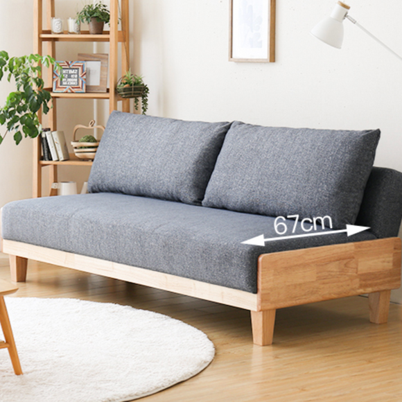 Siro 北歐實木布藝梳化床