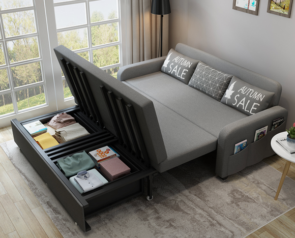 Helmi 多功能儲物布藝梳化床