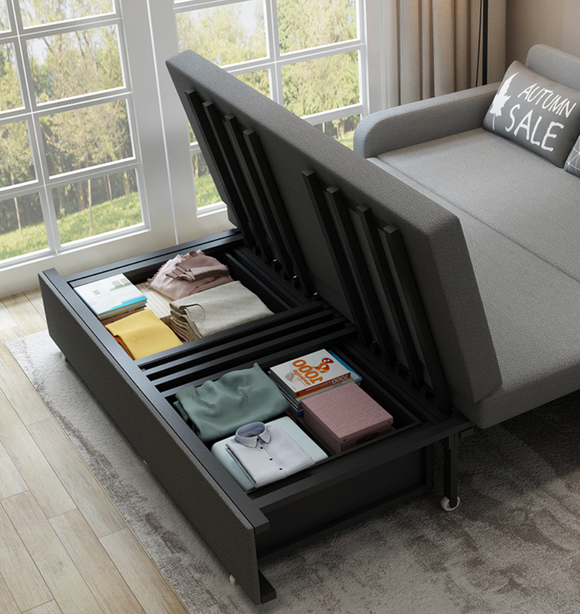 Helmi 多功能儲物布藝梳化床