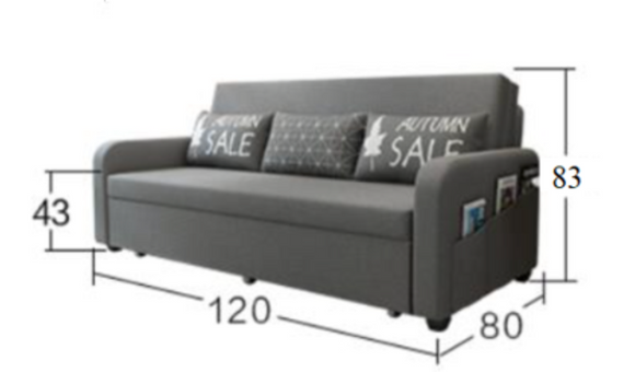 Helmi 多功能儲物布藝梳化床