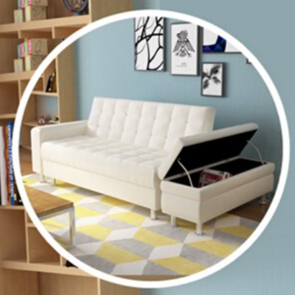 Linja 升級儲物梳化床連腳踏