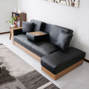 Janna 日式皮儲物梳化床連腳踏-9