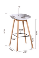 Latva 簡約吧椅椅子-6