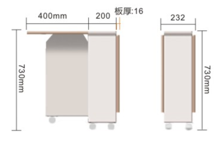 Kokous 日韓摺疊餐桌-1.0米