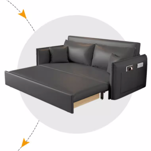 Taito 皮質折疊多功能沙發床