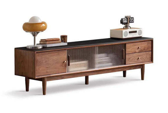 Sade 胡桃木藝術電視櫃