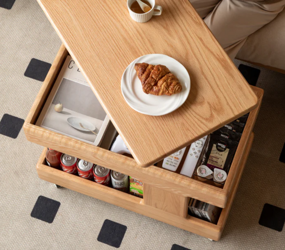 Satu 儲物升降小茶几