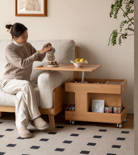 Satu 儲物升降小茶几