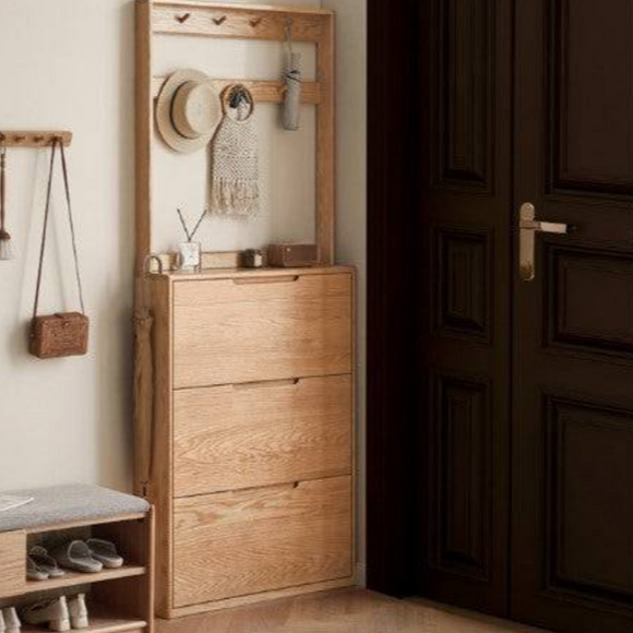 Valko 超薄經典實木鞋櫃