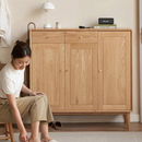 Viher 優雅橡木鞋櫃-4