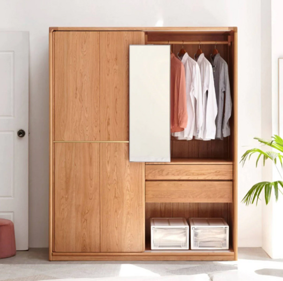 Savy 北歐風情實木衣櫃