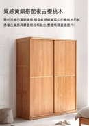 Savy 北歐風情實木衣櫃-16