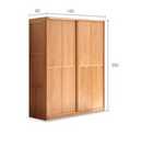 Savy 北歐風情實木衣櫃-7