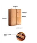 Savy 北歐風情實木衣櫃-9