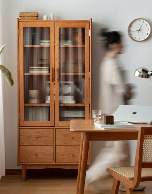 Lumi 實木收納書櫃