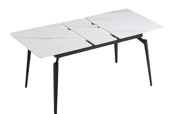 LA038 Dolce Extendable Sintered Stone Dining Table Set