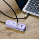 GaN 65W『 夾充 』【旅行版】- 夾枱迷你快速充電器 (3C1A) - 紫色-5