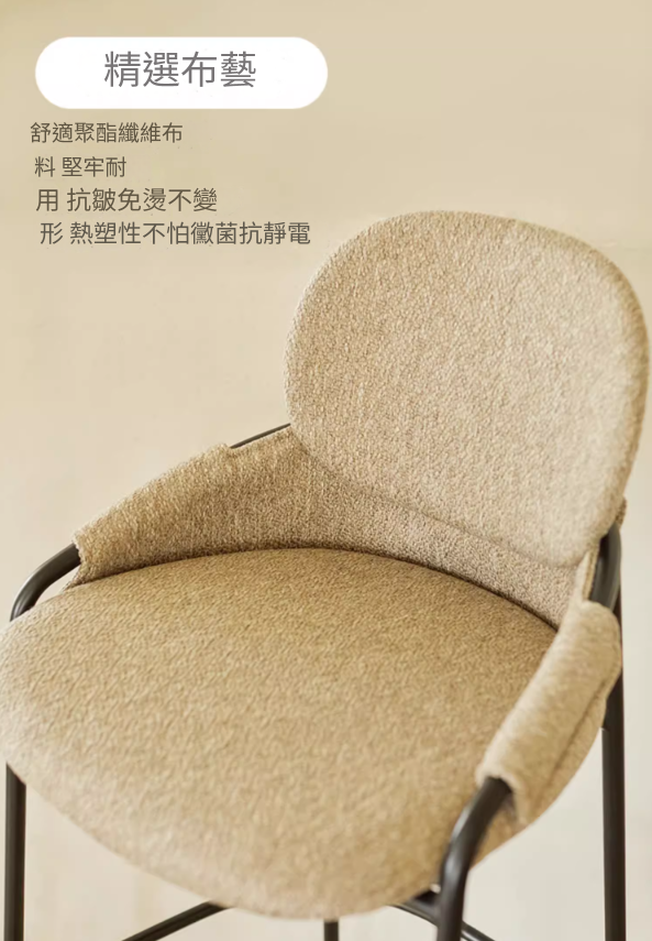 SC-016 現代簡約創意靠背高腳椅