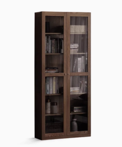 Linna 簡約現代橡木書架組合