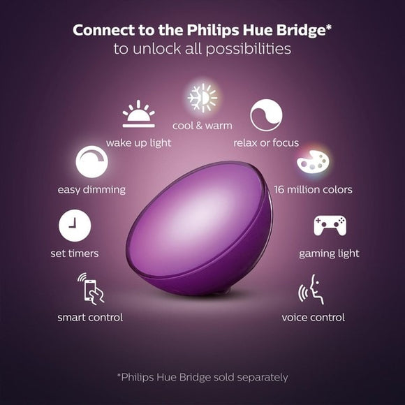 Philips - Hue Go 彩光可攜式充電氣氛燈 (藍牙版)