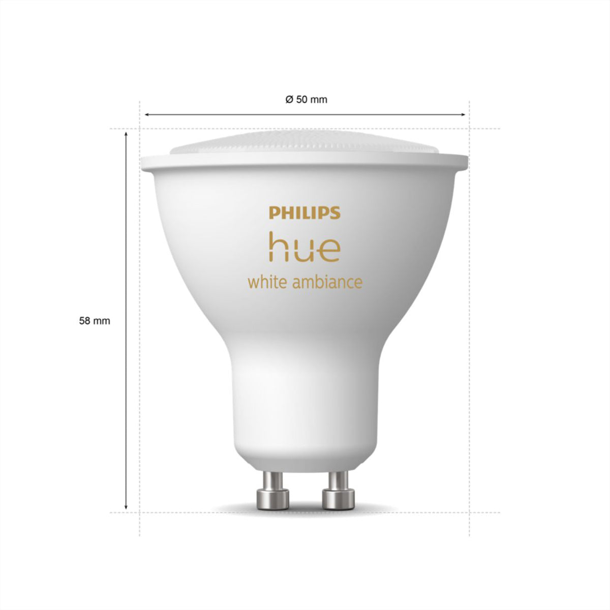 Philips- Hue MR16 黃白光智能燈泡 4.8W